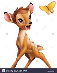 A deer living in a forest, he is best friends with thumper (a rabbit) and flower (a skunk). Bambi Disney Stockfotos Und Bilder Kaufen Alamy