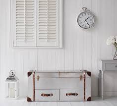 The most common storage bench trunk material is wood. Manhattan Hall Storage Bench Hall Furniture