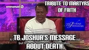 The synagogue, church of all nations (scoan) has confirmed the last words of its founder, temitope balogun joshua, aka t.b joshua. Scoan Youtube