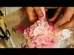 Puffy shabby flower tutorial and small project share. Elegant Shabby Wedding Bouquet Tutorial Jennings644 Youtube