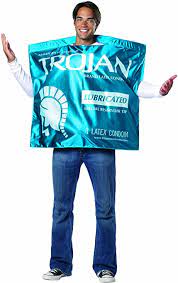 Amazon Com Rasta Imposta Trojan Lub D Condon Wrapper Costume Talla Unica Azul Ropa Zapatos Y Joyeria