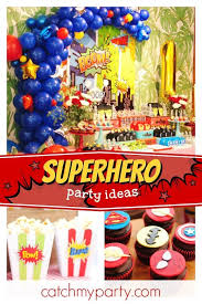 1st Birthday Party Games For Adults Superheroes Birthday Matia S Marvel And Superman 1st Birthday Party Catch My Party 1st Birthday Parties Birthday Party Treats 1st Birthday Party Themes