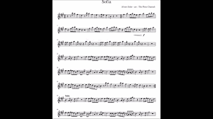 Best version of sofia available. Sofia Alvaro Soler Notes Sheet Music Spartito Youtube