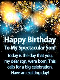 Birthday Card Wishes For My Son The Day You Were Born Happy Birthday Card For Son Birthday Greeting Cards By Davia Birthday Cards For Son Birthday Wishes For Son Birthday Messages For Son