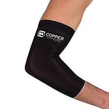 Copper Compression Recovery Elbow Sleeve Guaranteed Highest Copper Elbow Brace For Tendonitis Golfers Elbow Compression Sleeves Elbow Braces Golfers Elbow