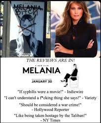 Melania documentary set to flop as ticket sales reportedly low and posters defaced Jan 18, 2025, Brigid Brown Melania Trump's documentary, in which she stars, is heading to theaters on January 30