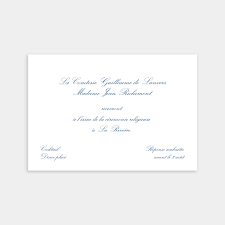 L'église doit être propre lorsque vous. Traditionnel Rectangle Couleur Carton D Invitation Mariage