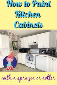 If your cabinets have a wood veneer—essentially a very thin layer of real hardwood over a pressed material—you will also need to sand before painting your kitchen cabinets.but before you break out the sandpaper or paint, carefully inspect the veneer for loose edges, chips, or cracks. How To Paint Kitchen Cabinets Crafty Little Gnome