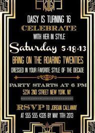 Wedding Style Great Gatsby Great Gatsby Invitation Gatsby Invitations Party Invite Template