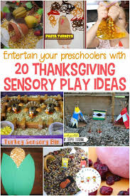 Thanksgiving sensory tub for preschoolers. 20 Of The Best Thanksgiving Sensory Activities For Preschoolers Sensory Activities For Preschoolers Preschool Activities Sensory Activities