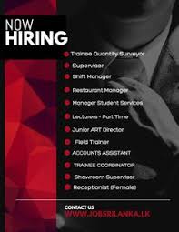 Latest Jobs Update In Jobsrilanka Lk Student Services Human Resource Development Job Portal
