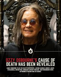 The cause is finally public: Ozzy Osbourne passed away from a heart attack 