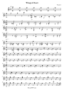Wing of duet Sheet Music - Wing of duet Score • HamieNET.com