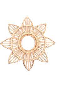 Bringing positive, summer vibe, it constitutes an ideal addition to wall clock mounted on rattan frame. Rattan Wall Art 1 Products Themarket Nz