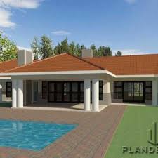 These one story duplex house plans are. One Story 4 Bedroom House Plan Ranch House Designs Plandeluxe