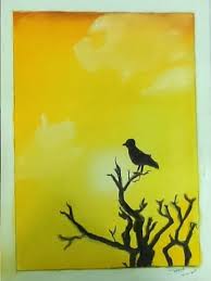 Yellow Colour Of Happiness Dry Pastel Painting Easy Paintings