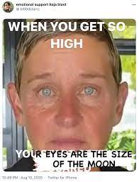 Your Eyes Are The Size Of The Moon Ellen Degeneres Crying Know Your Meme