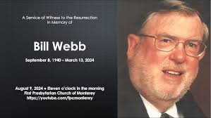 Bill Webb Memorial Service