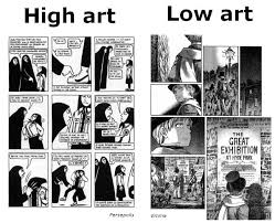 The blurring of boundaries between high and low art | Art Theory and  Criticism Class Notes