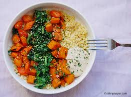 Bouchées végétariennes aux légumes d'hiver. Buddha Bowl D Hiver Rapide Sain Et Gourmand Recette Par Sab N Pepper