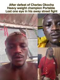 Portable Heavy Weight Champion Street Fight After Defeating Charles Okocha