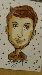 Coffee Caricature Painting Charity Event. Thanks for the invitation! That's  a great memory! GLOBAL Volunteer #skyworkstudio #charity #coffecaricature  #event