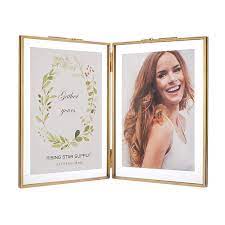 Maybe you would like to learn more about one of these? 4x6 Picture Frames Gold Double Picture Frame With Pressed Glass Photo Frame Brass Frame Aliexpress