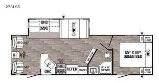 The puma was also featured as one of the best travel trailers for couples on the go, but it's also got enough floorplans to make it an admirable travel trailer for large families. New Palomino Puma 27rlss Travel Trailer For Sale Review Rate Compare Floorplans Rvingplanet Travel Trailer Travel Trailers For Sale Exterior Entry Doors