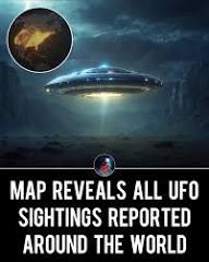 This map illustrates reported UFO sightings across the globe, revealing where unexplained aerial phenomena have been observed over time. Each marker represents a documented report, helping visualize patterns and clusters of sightings