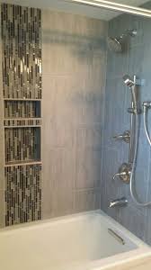Sophisticated acrylic bathtub and shower combo 59 Tile Tub Surround Ideas Tile Tub Surround Tub Surround Bathrooms Remodel