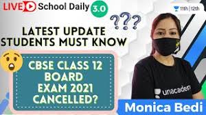 Online education template based on html5. Latest Update Students Must Know Cbse Class 12 Board Exam 2021 Cancellation Monica Bedi Youtube