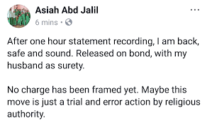 Apakah ia merujuk kepada pak cik jalil. Asiah Abd Jalil Terkini