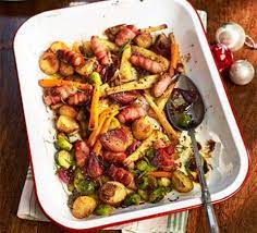 Serve a traditional christmas dinner menu filled with classic dishes, including smoked salmon starters, roast turkey with all the trimmings and christmas pudding. Christmas Trimmings Recipes Bbc Good Food