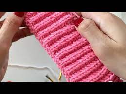 hazir lastik gibi ingiliz lastigi english rib knitting youtube orgu desenleri orgu ilmekleri orgu