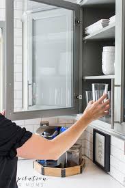 Toe skins and crown molding finish out the project. Updating Kitchen Cabinet Doors Inspiration For Moms