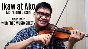Ikaw At Ako By Moira Jason Violin Cover With Free Music Sheet Youtube