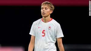 A canada women's national soccer team player became the first openly transgender athlete to take the competition floor at the summer games. Czf4ntn5ctyrcm