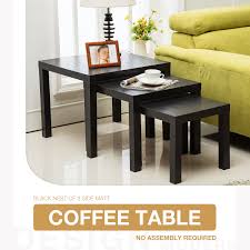 The coffee & end tables collection features coffee tables, end tables like. Modern Nest Of 3 Tables Side End Coffee Table Living Room Furniture Black