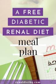 Depending on those needs, a meal plan for one day may resemble the following one. 7 Day Meal Plans For Renal Diabetic Meal Planning List Renal Diet Menu Headquarters Renal Diet Kidney Disease Diet Recipes Kidney Friendly Recipes Renal Diet