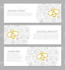 Vector Banners And Pattern Background Design Template Bee Images Bee Hive Logo