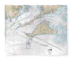 Marthas Vineyard And Buzzards Bay Nautical Chart Microfiber