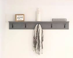 Wood Coat Rack With Shelf Rustic Coat Rack Entryway Coat Etsy Coat Rack Wall Coat Rack Shelf Rustic Coat Rack