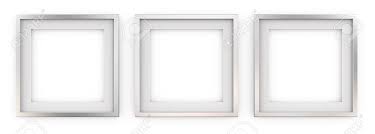 Large collections of hd transparent square frame png images for free download. 3 Square Picture Frames Of Metal Row Of 3 Square Metal Frames Stock Photo Picture And Royalty Free Image Image 88827841