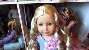 American girl doll hairstyles hairstyle doll clothes american girl hair hair beauty hairdo dolls with long hair doll hair hair styles. Hairstyles For Your American Girl Doll With Curly Hair Youtube