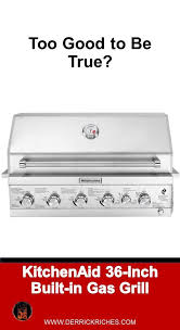 kitchenaid 36 inch built in gas grill