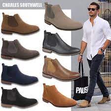 This selection ranges from derby shoes, to monk shoes and to oxford shoes, all of which are stylishly designed to help finish off your choice of outfit. Mens Faux Suede Chelsea Boots Designer Smart Casual Desert Dealer Ankle Shoes Chelsea Boots Men Outfit Boots Outfit Men Chelsea Boots Outfit