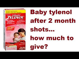 Baby Tylenol After 2 Month Shots How Much To Give Youtube