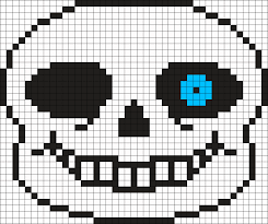 Sans Mask Undertale Kandi Pattern Pixel Art Grid Undertale Pixel Art Pony Bead Patterns Sans black and white pixel art. sans mask undertale kandi pattern