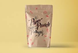 Paper Pouch Packaging Psd Mockup Pouch Packaging Packaging Mockup Paper Pouch