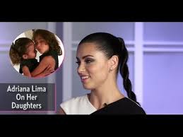 Chicoberia brad pitt's unapologetic sugar baby. Adriana Lima S Daughters Love Lipstick Just Like Mom Youtube